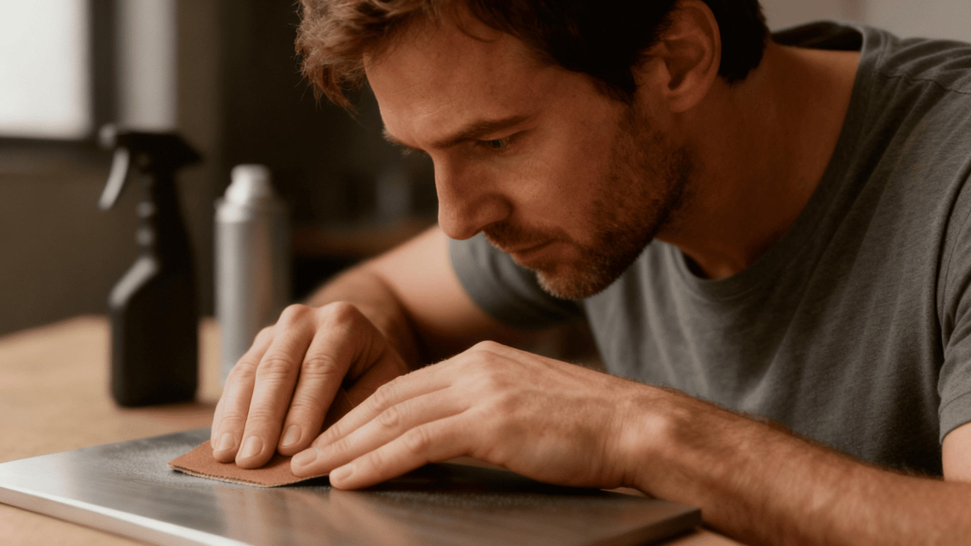 step 2 sand and roughen the surface