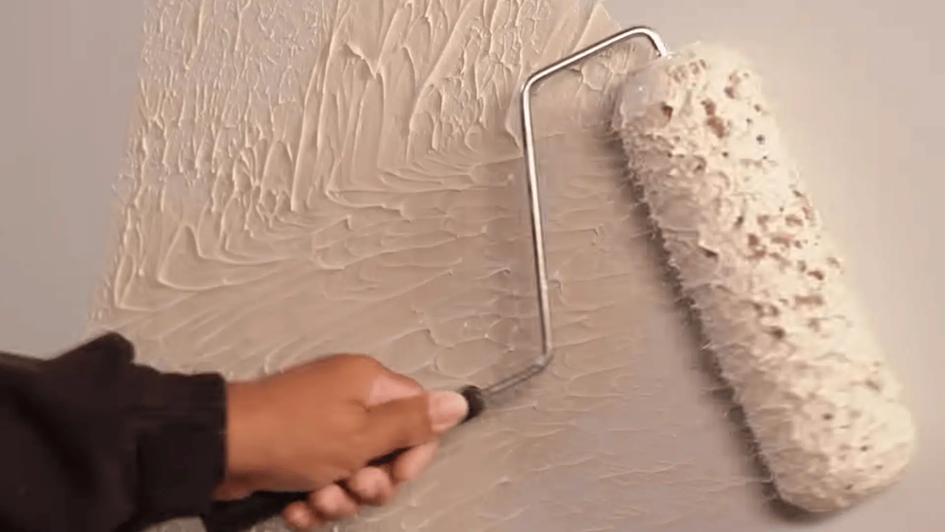 step 3 apply the base coat with a roller