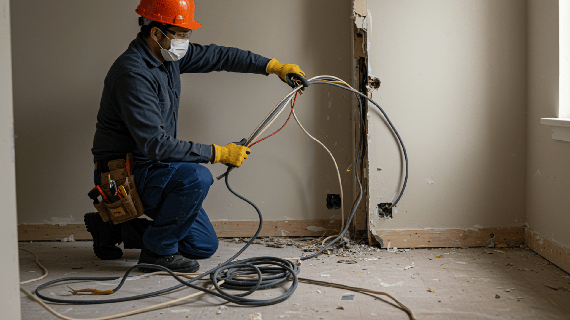 step 3 removing old wiring