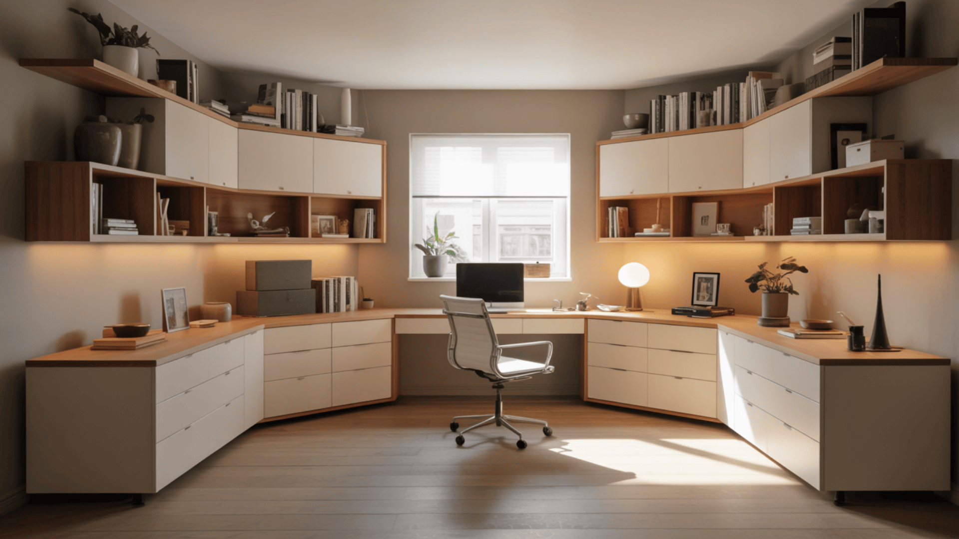 wrap around corner built in