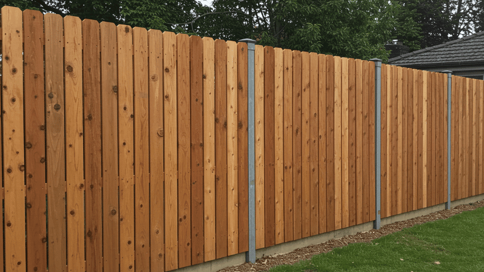Vertical Board fence
