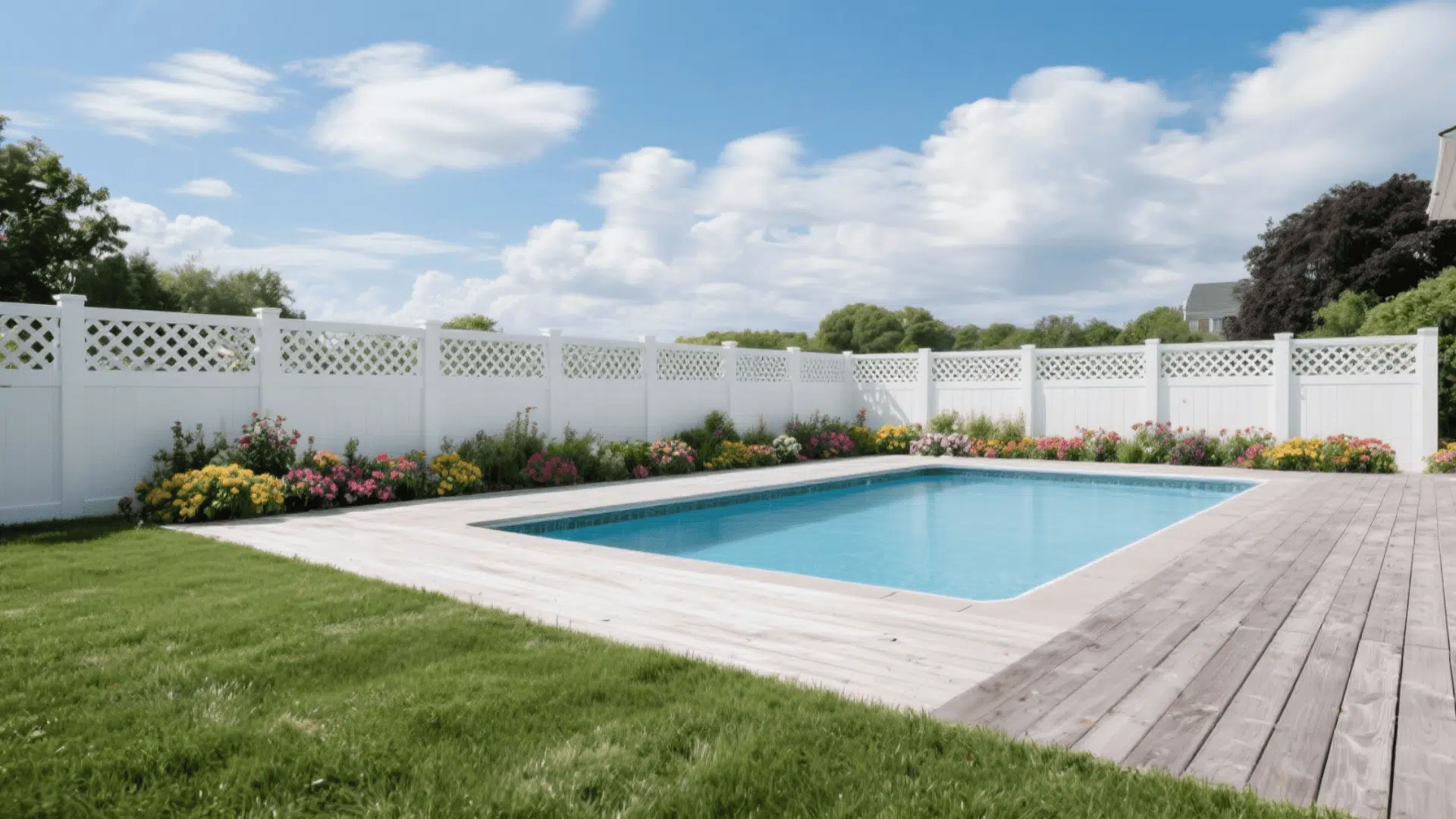 coastal white lattice skirt