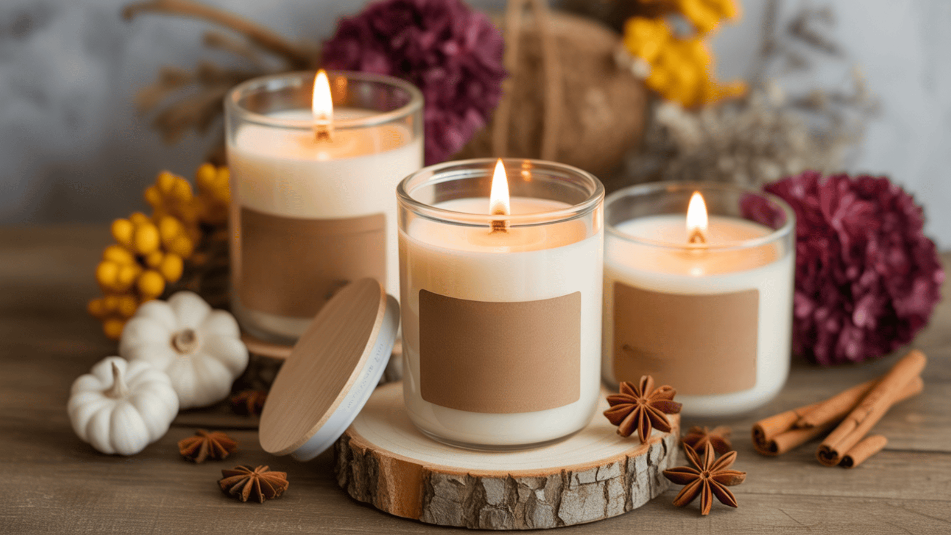 fall scented candles