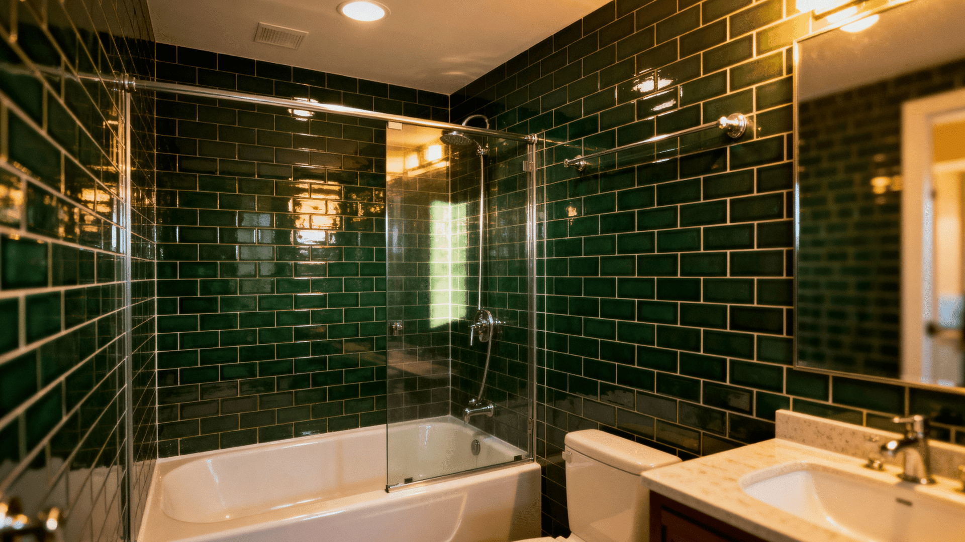 floor to ceiling shower tiles