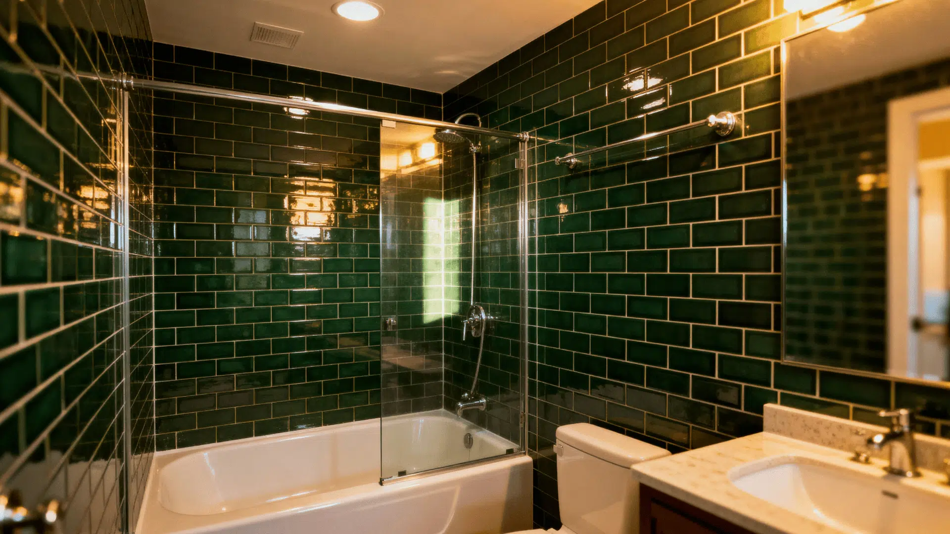 floor to ceiling shower tiles