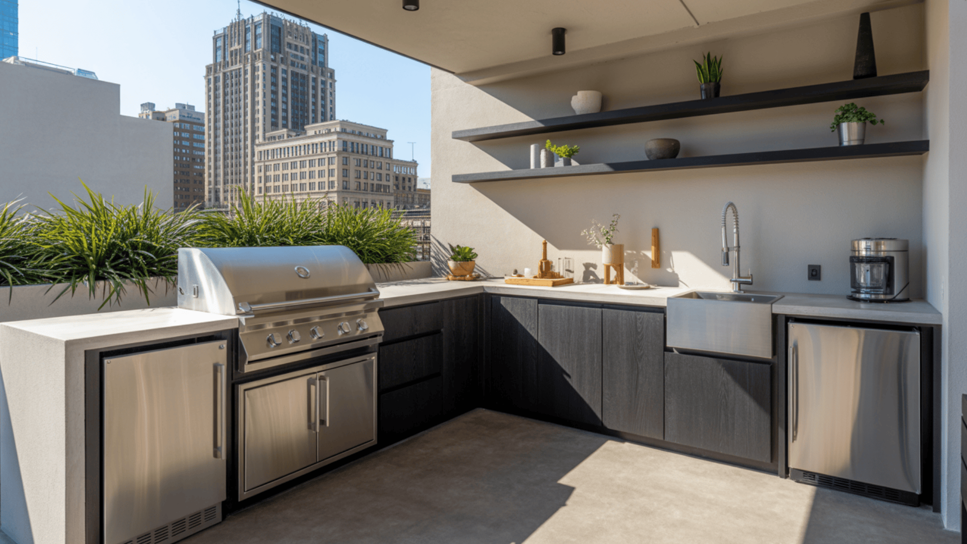 industrial outdoor kitchen