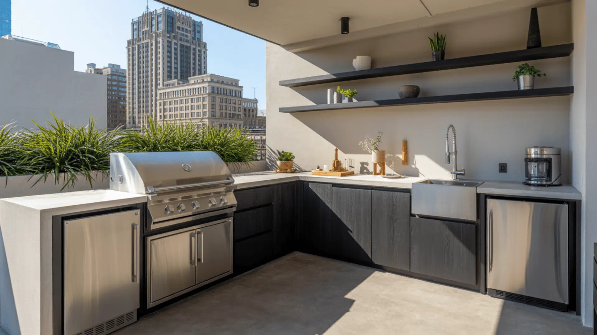 industrial outdoor kitchen