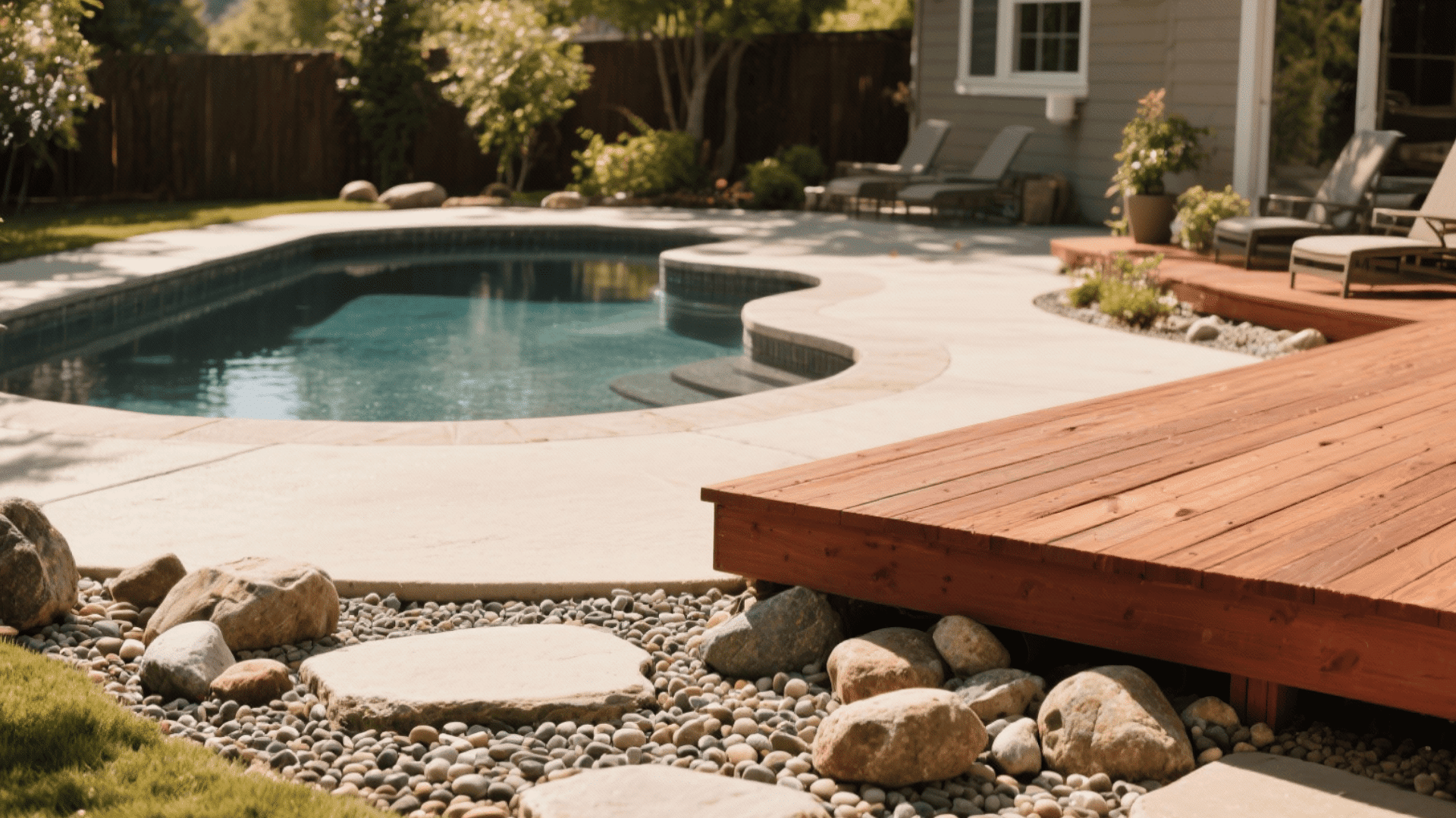 rock garden surround