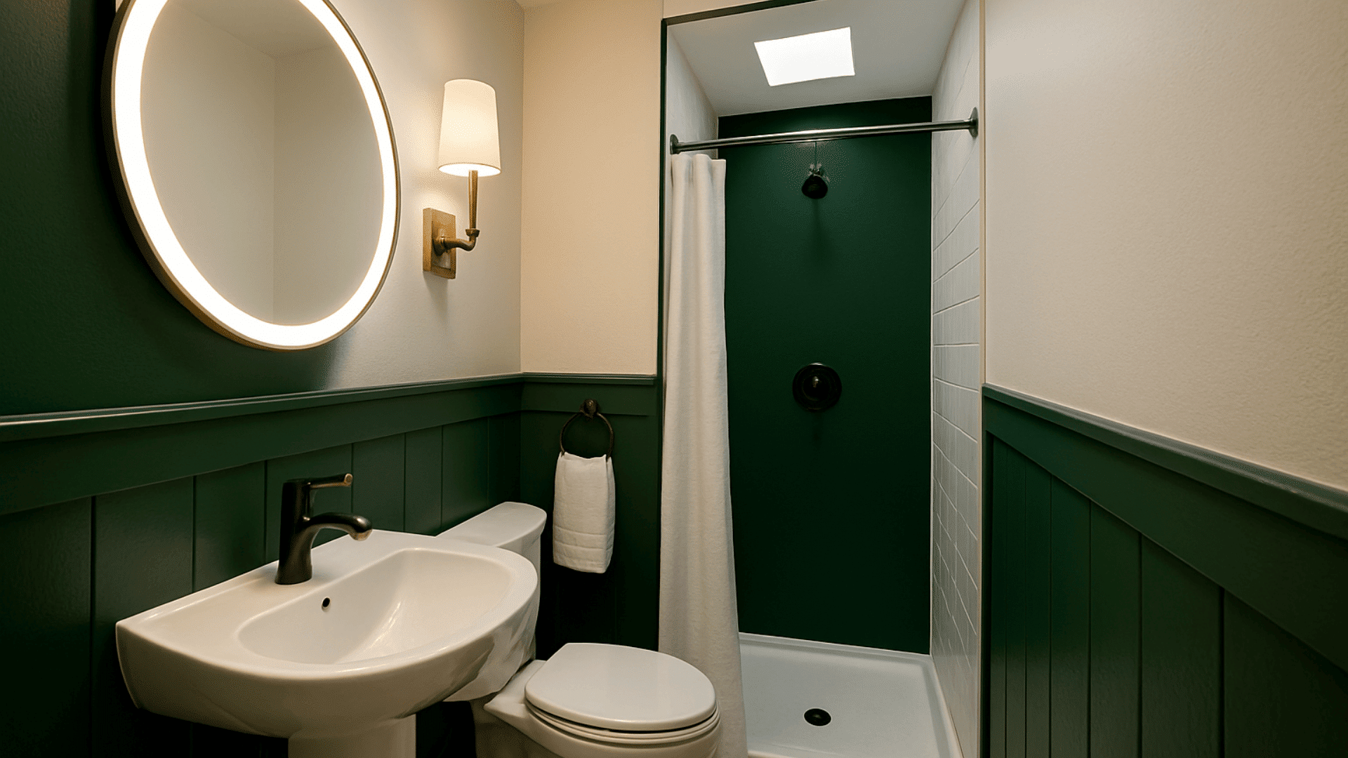 small bathroom drama