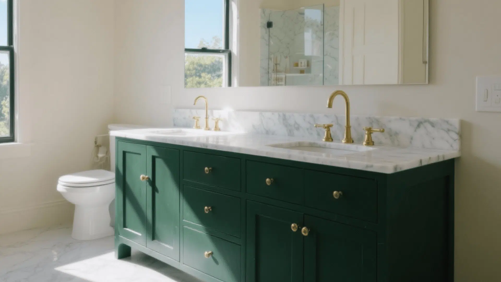 statement vanity cabinet