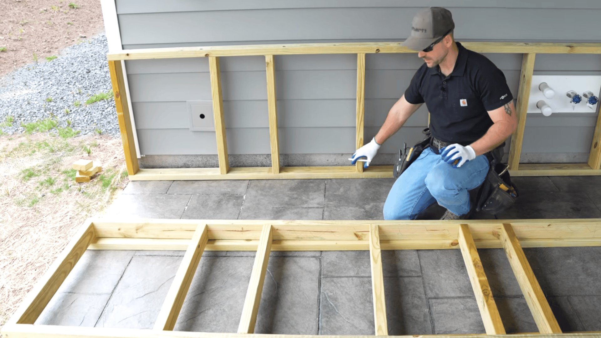 step 3 structural assembly and utilities