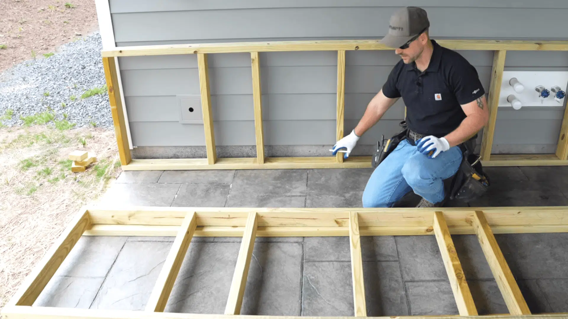 step 3 structural assembly and utilities