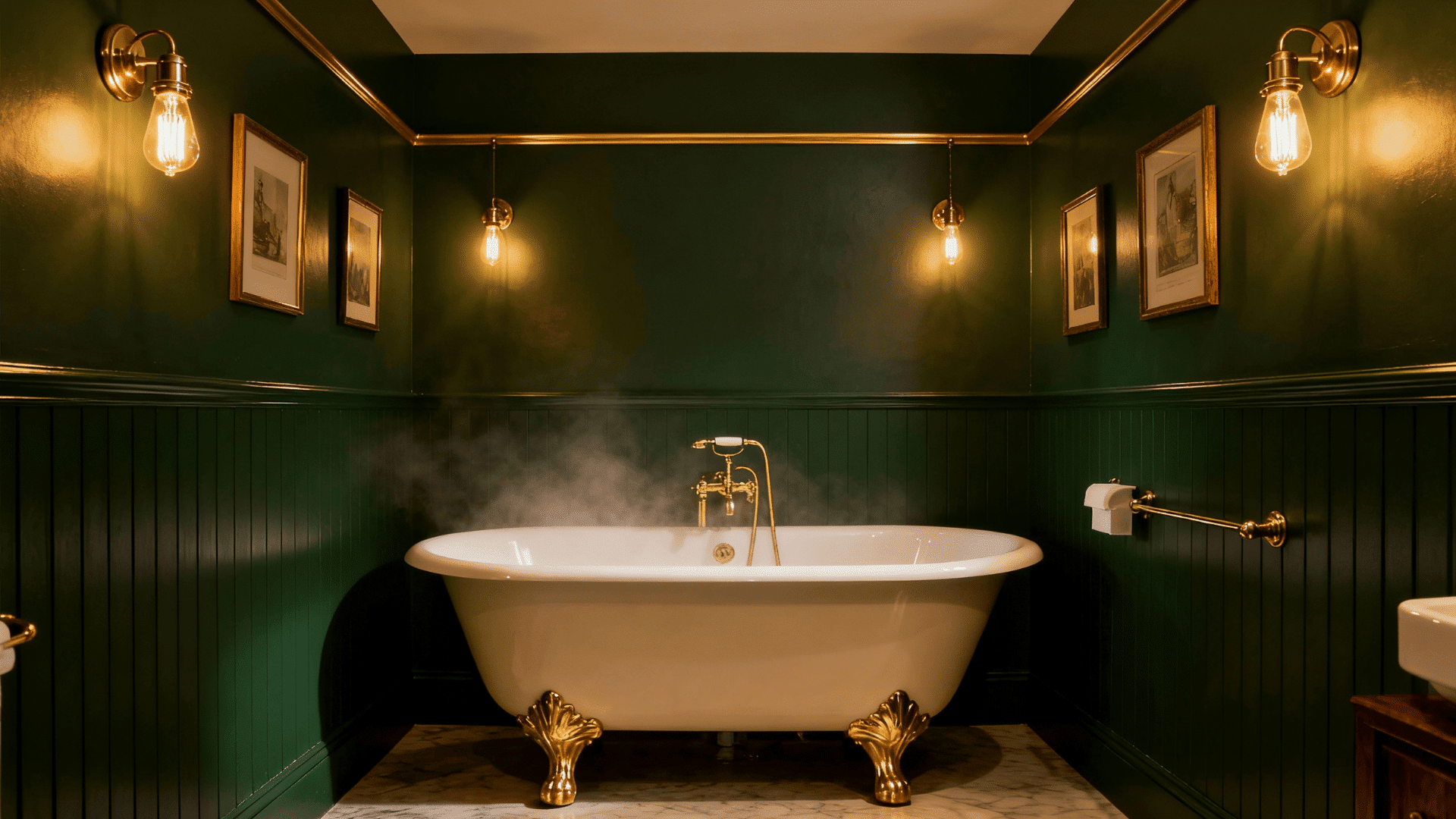 vintage green heritage style